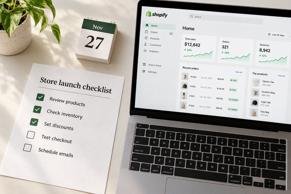 Black Friday Shopify Checklist for Small Stores (2026)